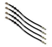 ATEC Germany 4x Latiguillo de freno delantero y trasero | Compatible con: BMW 3, 3 Cabriolet, 3 Compact, 3 Coupe, 3 Touring