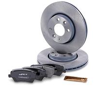 ATEC GERMANY Juego de frenos eje delantero incl. discos de freno Ø 258 mm ventilados + pastillas de freno delanteras