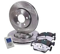 ATEC GERMANY Juego de frenos eje delantero incl. discos de freno Ø 280 mm ventilados + pastillas de freno delanteras Compatible con NISSAN JUKE (F15), PULSAR Hatchback (C13)