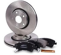 ATEC GERMANY Juego de frenos eje delantero incl. discos de freno Ø 295 mm ventilados + pastillas de freno delanteras Compatible con TOYOTA AURIS (_E15_) (_E18_), AVENSIS (_T27_), VERSO (_R2_)