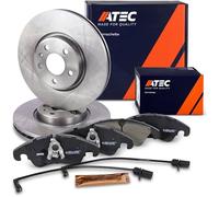 ATEC GERMANY Juego de frenos eje delantero incl. discos de freno Ø 320 mm ventilados + pastillas de freno delanteras AUDI A4 B8 (8KH) (8K2) (8K5), A5 (8T3), A5 Cabriolet (8F7), A5 Sportback (8TA)