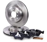 ATEC GERMANY Juego de frenos eje delantero incl. discos de freno Ø 336 mm ventilados + pastillas de freno delanteras Compatible con BMW X3 (E83)