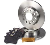 ATEC GERMANY Juego de frenos eje trasero incl. discos de freno Ø 255 mm completos + pastillas de freno traseras Compatible con AUDI A4 B6 (8E2), A4 B6 Avant (8E5), A4 B6 Cabriolet (8H7)