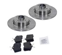 ATEC GERMANY Juego de frenos eje trasero incl. discos de freno Ø 268 mm completos + pastillas de freno traseras Compatible con CITROËN C4 GRAND PICASSO I (UA_), C4 PICASSO I (UD_)