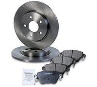 ATEC GERMANY Juego de frenos eje trasero incl. discos de freno Ø 280 mm completos + pastillas de freno traseras FORD MONDEO Mk3 (B5Y) (B4Y) (BWY), JAGUAR X-TYPE Mk1 (X400), X-TYPE Mk1 Estate (X400)