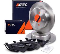 ATEC GERMANY Juego de frenos eje trasero in iscos de freno Ø 290 mm completos + pastillas de freno trasero Compatible con CHRYSLER VOYAGER IV (RG, RS)