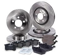 ATEC GERMANY Juego de frenos incl. discos de freno delanteros Ø 280 mm ventilados + traseros Ø 230 mm completos + pastillas de freno delanteras y traseras