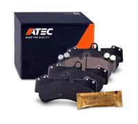 ATEC Germany Juego de pastillas de freno eje delantero, pastillas de freno delanteras, 4 piezas, compatible con PORSCHE CAYENNE (9PA), VW TOUAREG (7LA, 7L6, 7L7)