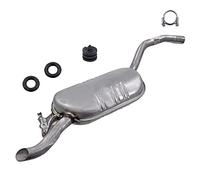 ATEC Germany Juego de silenciador de escape 1x Silenciador trasero, 3x parachoques, 1x abrazadera compatible con MERCEDES-BENZ 124 Coupe (C124), 124 Notchback (W124), Clase E (W124)