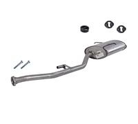 ATEC Germany Silenciador de escape 1x Silenciador trasero, 3x tope, 2x tornillo compatible con BMW Serie 3 Compact (E36)