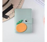 AteEco Cartera de Cuero de PU con Dibujos Animados for Mujer, Estuche Escolar for Tarjetas de crédito y Pasaporte, Tarjeta de Comida Bonita for Estudiantes de identificación
