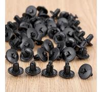 ATEECO Tornillos de Coche 50 Piezas De Clip De Revestimiento De Tablero De Coche, Remache, Guardabarros De Automóvil, Sujetador Fijo, Orificio De 8mm para Peugeot 206/307/408