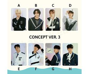 ATEEZ - ANITEEZ IN ILLUSION Trading Photocards - Concept Ver. 3, A