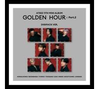 ATEEZ - ATEEZ GOLDEN HOUR : PART.2 11th Mini Album (DigiPack WOO YOUNG Ver + Gift Card) K-POP SEALED