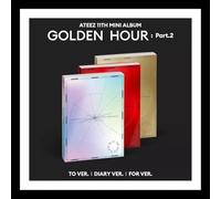 ATEEZ - ATEEZ GOLDEN HOUR : PART.2 11th Mini Album (TO / DIARY / FOR - Random Ver + Gift Card) K-POP SEALED