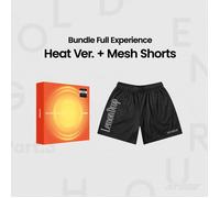 ATEEZ - Golden Hour : Part.3 (POP-UP Exclusive + Merch) Bundle Full Experience - HEAT ver. (GOLDEN HOUR Part.3), Mesh Shorts (S-M)