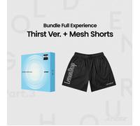 ATEEZ - Golden Hour : Part.3 (POP-UP Exclusive + Merch) Bundle Full Experience - THIRST ver. (GOLDEN HOUR Part.3), Mesh Shorts (S-M)