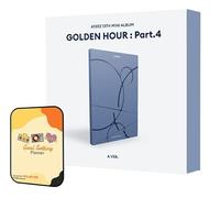 ATEEZ GOLDEN HOUR: Part.4 Album [A ver.]+Pre Order Benefits+BolsVos Exclusive Idol-Inspired Digital Merches