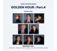 ATEEZ - Golden Hour : Part.4 (Digipack Ver.) + Limited Photocards* [13th Mini Album] - Random ver. (Member Digipack), With AppleMusic Photocard