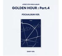 ATEEZ - Golden Hour : Part.4 (POCAALBUM Ver.) + Limited MAKESTAR Photocard* [13th Mini Album] - Part.4), With MAKESTAR Photocard