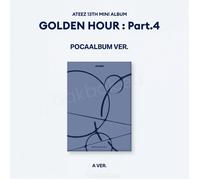 ATEEZ - Golden Hour : Part.4 (POCAALBUM Ver.) + Limited MAKESTAR Photocard* [13th Mini Album] - Part.4), With MAKESTAR Photocard