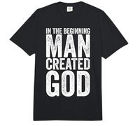 Ateísmo Criticar Religión El Hombre creó a Dios Gracioso Ateo Comfort Colors Adult Heavyweight T-Shirt