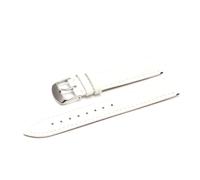 Ateldooly Correa 18mm 20 m 22mm Correa de reloj Correa de cuero de 24mm Correa de reloj Reloj de pulsera Correa de mujer, Blanco S, 18mm