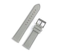 Ateldooly Correa de nailon para reloj, 18mm, 20mm, 22mm, correa de reloj de lona de liberación rápida para mujer y hombre, accesorios de pulsera, Gris negro, 20mm