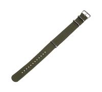 Ateldooly Correa de reloj con bucle tejido de nailon Universal ajustable, 18mm, 20mm, 22mm, ejercito verde, 22mm