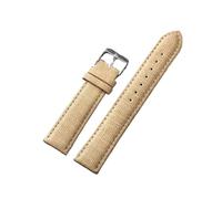 Ateldooly Correa de reloj de nailon vintage, correas de reloj de nailon de lona, pulsera para hombres y mujeres, Marrón claro, 18mm