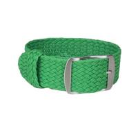 Ateldooly Pulsera tejida de tela, pulsera de repuesto para reloj, correa de nailon de 14mm, 16mm, 18mm, 20mm y 22mm, Verde claro, 20mm