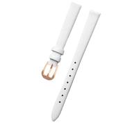 Ateldooly Reloj Pulsera Correa de Reloj de Cuero para Mujer Correa de muñeca 6mm 7mm 8mm 10mm 12mm Correa pequeña, Blanco Rg, 8mm