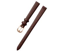 Ateldooly Reloj Pulsera Correa de Reloj de Cuero para Mujer Correa de muñeca 6mm 7mm 8mm 10mm 12mm Correa pequeña, Marrón Rg, 15mm