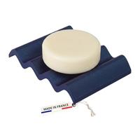 Atelier CréaPons - Jabonera para cuarto de baño, jabonera de cocina, en forma de onda, jabonera de Marsella, jabonera Made in France, cuarto de baño accesorio, tus jabones permanecen secos
