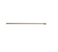ATELIERS 28 2 x Tringle de vitrage Extensible Avec Embout Boule - Ronde diamètre 7 - Métal (Chrome Satiné