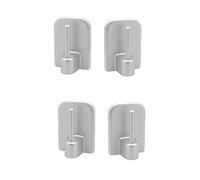 ATELIERS 28 Supports - Crochets adhésifs/Autocollant pour Tringle de vitrage - (Gris Lot de 8)