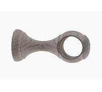 Ateliers28 - Charme de Madera Cereza, diámetro 28, 1 Soporte Medio Cerrado, Color Gris cerusado T10030826 8 cm