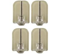 Ateliers28 Eminza L590102 Supports adhésifs Transparent Lot de 4, NC, 4 Unidades