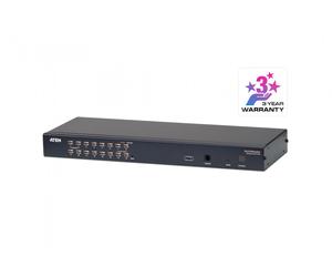 ATEN 16-Port Cat 5 KVM Switch with Daisy-Chain Port