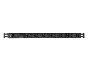 ATEN 18 Salidas 1U Extended Depth Basic PDU with Surge, W126262126 (PDU básica con protección Surge (16 A) (17 x C13, 1 x C19) 1U Basic PDU with Surge Protection, Basic,)