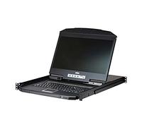 ATEN 1U Short Depth USB VGA Single US Keyboard, CL3108NX-US (US Keyboard)