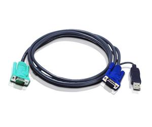 ATEN 2L-5202U - Cable KVM con USB (1,8 m)