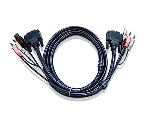 ATEN 2L-7D02UD - Video- / USB- / Audio-Kabel - 1.8 m