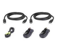 Aten 2L-7D03UDPX5 cable para video, teclado y ratón (kvm) 3 m Negro - Switch KVM (3 m, USB, USB, DisplayPort, Negro, USB, DisplayPort, 3.5 mm)