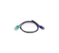 ATEN 2L-5201U - Cable KVM VGA USB, negro, 1,2 m