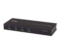 Aten 4 X 4 Usb 3.2 Gen 1 Industrie Hub Switch - 5 Gbit/s - Schwarz - Metall - 0 - 50 ?c - -20 - 60 ?c - 0 - 80% (us334I-At)