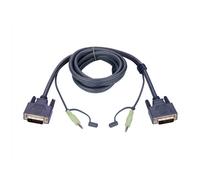 ATEN 6ft DVI-D - 1,8 m - DVI-D - Negro - DVI-D SL - Audio 3.5mm - DVI-D SL - Audio 3.5mm - 2,54 cm