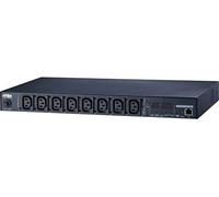 ATEN - 8-Port Intelligent 1u Eco Power Distribution Unit (PDU), pe5108g-ax-g (Power Distribution Unit (PDU), metered by Bank, Non-Switched (8 x c13) 10amp)