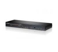 Aten 8 port RJ45 2 Consoles (USB&PS2) controles 8 servers, KH2508A-AX-G ((USB&PS2) controles 8 servers, CAT5 up to 50m, Daisy Chain)