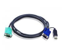 ATEN CABLE KVM USB CON SPHD 3 EN 1 DE 1,2 M (2L-5201U) COMPATIBLE CON CONSOLAS (CL3000*, CL5708*)